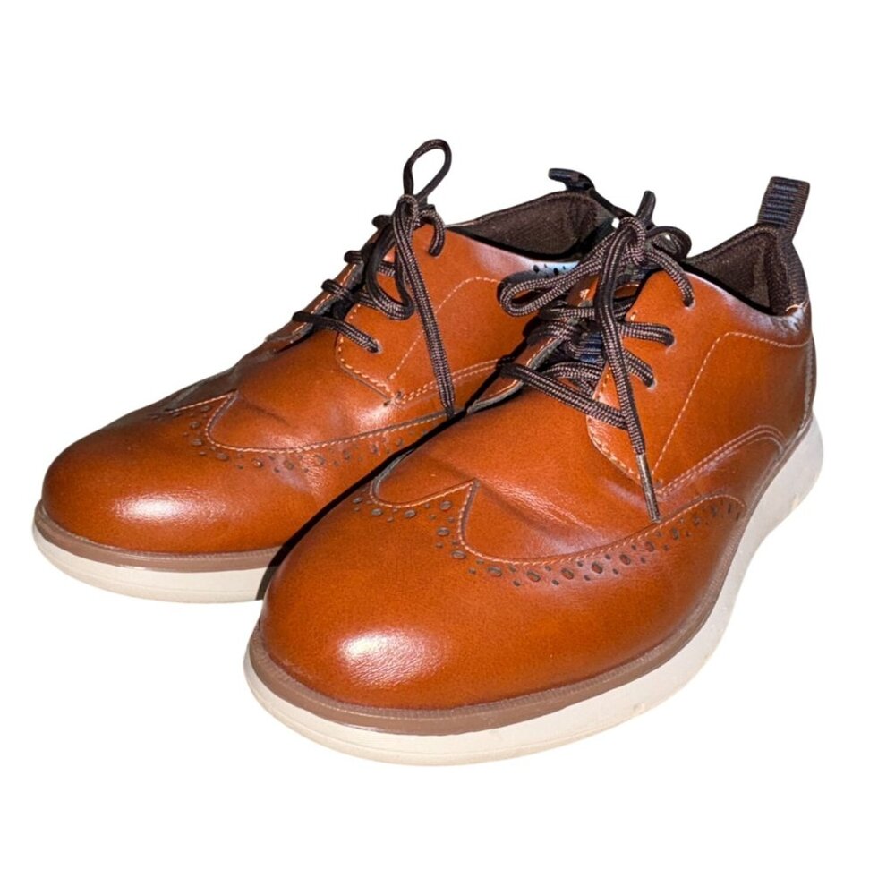 Nunn Bush Mens Stance Wing Tip Oxford Shoes-8M-GUC